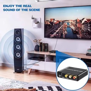 Extracteur audio <span class=keywords><strong>ARC</strong></span> 192KHz compatible HDMI, convertisseur <span class=keywords><strong>ARC</strong></span> vers optique, coaxial, <span class=keywords><strong>RCA</strong></span>, prise jack 3,5 mm pour haut-parleur HDTV, barre de son, casque - Product Image 5