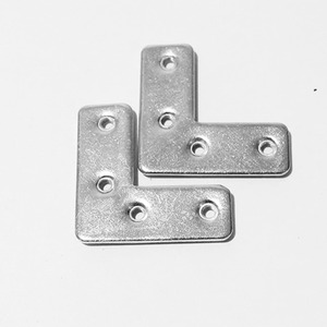 Support d'angle en aluminium, connecteur à angle droit de 90 degrés pour la fixation des cadres de portes, fenêtres et armoires, résistant à l'eau, usage industriel - Product Image 1