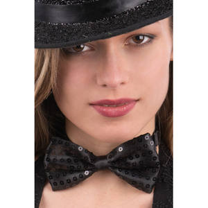 PAPILLON NERO CON PAILLETTES 7X12CM - Product Image 1