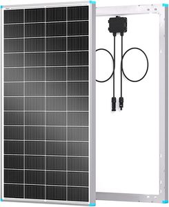 แผงโซลาร์เซลล์แบบโมโนคริสตัลไลน์ PERC 200W ประสิทธิภาพสูง 25% 24V เครื่องชาร์จพลังงานแสงอาทิตย์สำหรับรถตู้คลาส B รถบ้าน เรือ หลังคาบ้าน ฟาร์ม - Product Image 1