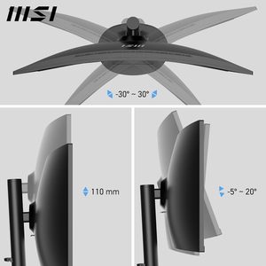 สำหรับการเล่นเกม MD342CQP ที่ทันสมัยจอไวด์สกรีน21:9 40นิ้ว40X1440 VA (uwqhd) 120Hz โค้ง DP จอคอมพิวเตอร์ติดตั้ง KVM <span class=keywords><strong>VESA</strong></span> สีดำ - Product Image 4
