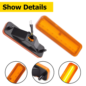 Feux de position latéraux LED ambre/rouges pour El <span class=keywords><strong>Camino</strong></span> & Caballero 78-87 - Product Image 2