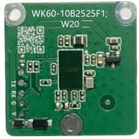 WK60-10B2525F1 60Ghz Sensor Jarak Jauh Radar Gelombang Milimeter Modul Deteksi Pemantauan Zona Buta Maks 40m