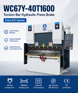 WC67Y 40T1600mm Hydraulic Press Metal Plate <b>Bending</b> <b>Machine</b> Sheet Folding <b>Machine</b> E21 Controller 40 Ton Capacity for Heavy - Product Image 1