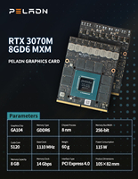100% tout nouveau Geforce RTX 3070M 3070TI M 8GB GDDR6 MXM GPU RTX 3080M 16GB 256-bit carte graphique de jeu pour ordinateur portable