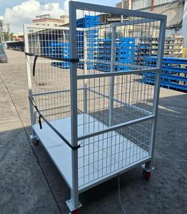 Carrello Logistico <span class=keywords><strong>a</strong></span> Rete con Finitura in Acciaio Zincato <span class=keywords><strong>per</strong></span> Massima Resistenza e Sicurezza del Carico - Product Image 2