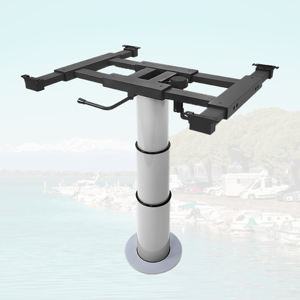 Pied de table pour camping-cars et voitures/caravanes, vente chaude, prix direct d'usine, tuyau galvanisé de haute qualité, télescopique, pliable manuellement - Product Image 1