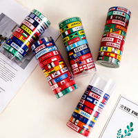 Brazalete con Bandera de Países de la Copa Mundial, Regalo Promocional para Fanáticos del Fútbol, Brazalete Deportivo, Pulsera Elástica