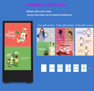 Support d'affichage LCD pliable portable résistant aux intempéries pour la <span class=keywords><strong>promotion</strong></span> en centre commercial/en exposition/en magasin - Product Image 4