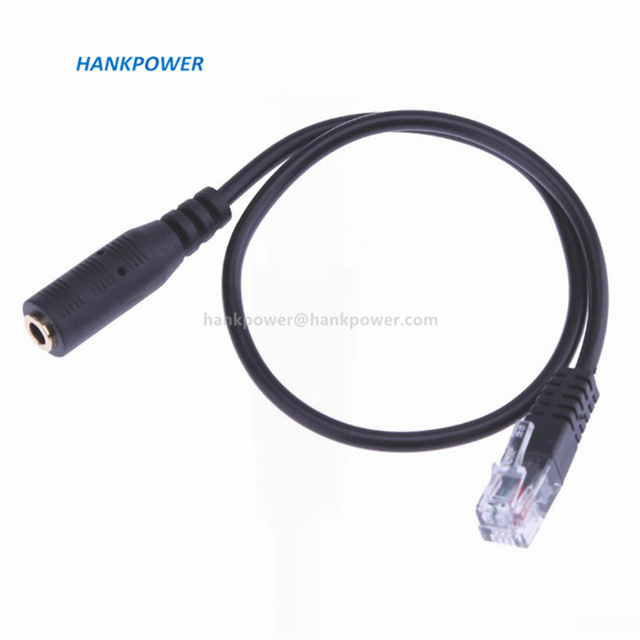 Wholesale Telephone Headset to 3.5 Earphone Cable 4P4C RJ9 to 3.5mm Audio Adapter Cable for Telephone