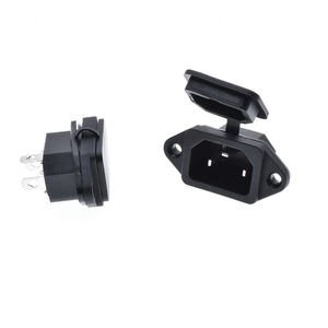 Prise murale étanche AC IEC 320-C14, connecteur d'alimentation à 3 broches, couvercle anti-poussière, 10A 250V, pour voiture industrielle, <span class=keywords><strong>moto</strong></span>, <span class=keywords><strong>remorque</strong></span> - Product Image 6