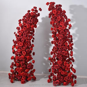 2.1 + 2.<span class=keywords><strong>3</strong></span> 米红角丝花套装 - 婚礼拱门背景装饰 - Product Image 3