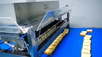 Machine à snacks automatique électrique à ultrasons Wanlisonic avec écran tactile pour couper et trancher le pain grillé et les aliments