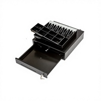 Caisse enregistreuse haut de gamme Xiamen Kaisuo KR-410 noire avec poulie pour boîte à monnaie