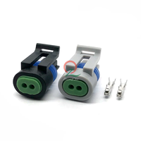Capteur de température haute performance 2 broches, connecteur mâle et femelle PBT GF30 pour GM 12162193 12162197