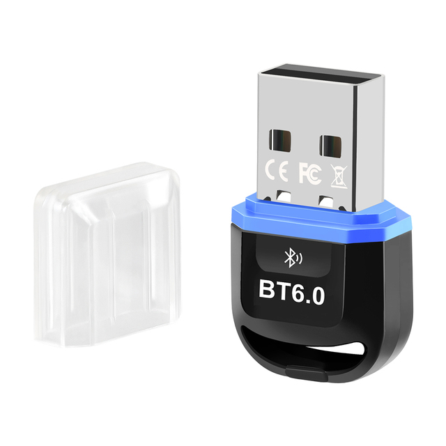 BT6.0 Bluetooth 6.0 Adapter Low Latency Lossless Sound Quality USB Audio for Computer Headset Mouse-Audio Video Accessories