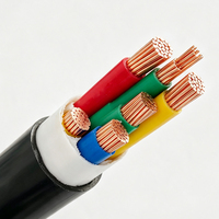 Cable de Alimentación de Cobre Aislado con XLPE Blindado, Cableado Exterior Impermeable para Construcción, Proyectos Industriales y Centrales Eléctricas