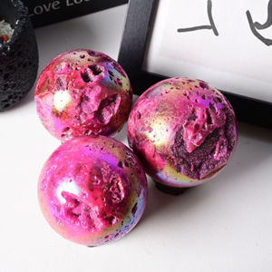 Esferas de Cristal de Rubí de Alta Calidad al por Mayor, Piedra Natural Curativa para Decoración del Hogar y Regalos Festivos Únicos - Product Image 6