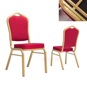 Iron European Modern Design Durable Lightweight Soft-Seated Fabric <b>Dining</b> <b>Chairs</b> for Villa Banquet Hotel Wedding Outdoor Use - Product Image 2