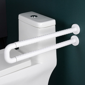 Barre d'appui en forme de U en acier inoxydable antidérapante, support mural de sécurité pour salle de bain pour personnes âgées - Product Image 2