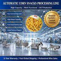 Ligne de production industrielle automatique de cornflakes Nik Naks, machine extrudeuse de snacks soufflés au maïs