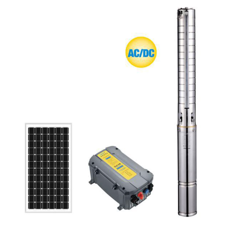 3INCH AC/DC Solar Water Pump Water Pump Solar System Submersible Pump Solar