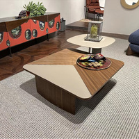Grandes tables basses de luxe en or ensemble de tables basses de luxe méditerranéennes