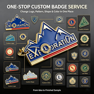 Épingles de revers personnalisées en émail, plaquées or, en alliage de zinc, en forme de <span class=keywords><strong>montagne</strong></span>, badges métalliques avec logo personnalisé, échantillon rapide pour cadeaux promotionnels - Product Image 2