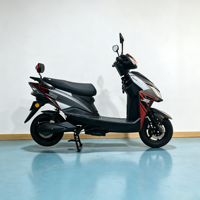 Moto électrique scooter adulte personnalisable, design rétro gris argenté, haute performance 60V, fabrication OEM ODM