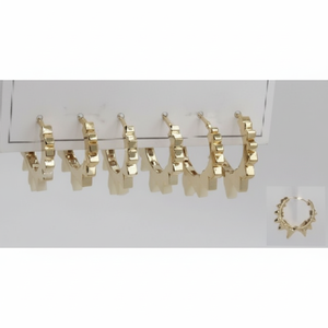 Ensemble di gioielli con diamanti in zirconi in oro 18K in due pezzi per feste o nozze placcato in oro perla - Product Image 1