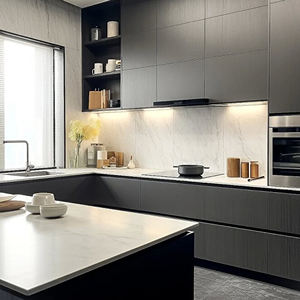 맞춤형 주방 캐비닛 현대 모듈 내장 찬장 전체 세트 집 사용자 정의 가구 제조업체 - Product Image 4