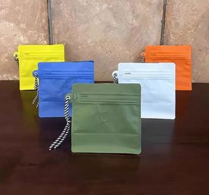 Bolsas de Embalaje para Granos de Café con Cordón, Válvula y Revestimiento de Aluminio, Bolsas de Grado Alimenticio para Café, Té, Nueces, Bocadillos y Bebidas, Reutilizables - Product Image 4