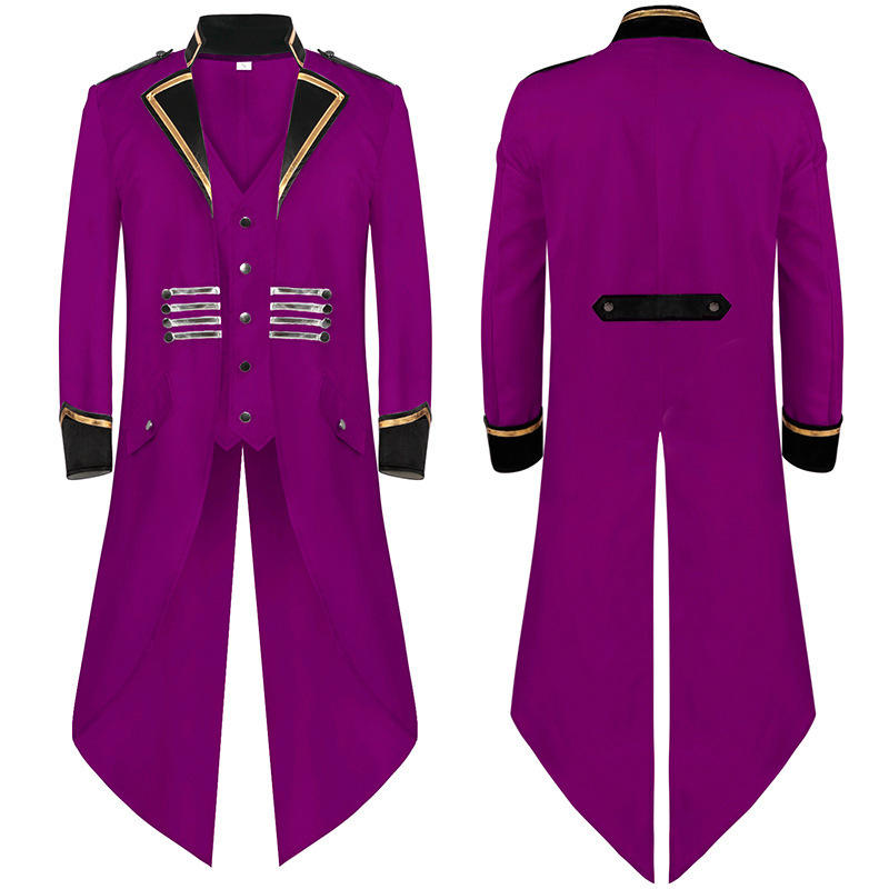 Punk tuxedo purple