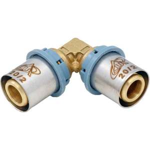 Raccord coudé double tout acier DELTA 16X16 laiton forgé cuivre acier inoxydable pour huile eau gaz 50mm 30mm 14mm 12mm 10mm - Product Image 1