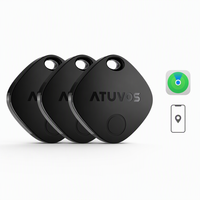Traceur GPS intelligent Ai Tag certifié MFi pour animaux de compagnie, alarme anti-perte, localisateur de clés BT ITag, mini traqueur GPS pour iOS