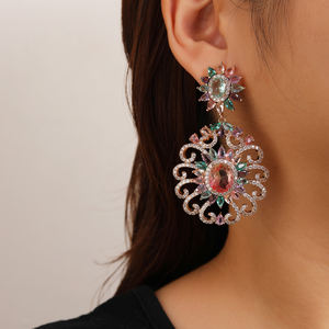 Mode Zirkoon Stud Oorbel Bruids Vrouwen Oorbellen Voor Jubilea Proms - Product Image 2