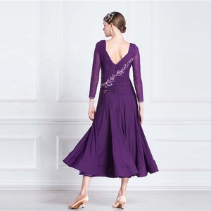 M-1830 <strong>Ballroom</strong> Dance Competition <strong>Dresses</strong> Adult New Sexy Long Sleeve Practice <strong>Dress</strong> Chacha Samba <strong>Ballroom</strong> <strong>Dancing</strong> Clothes - Product Image 6