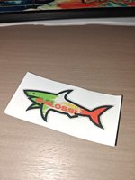 Autocollant de requin 3D Paul élégant, étanche, pour décoration DIY, livraison gratuite et rapide