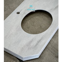 Planche en acrylique massif écologique de 12 mm, grande dalle moderne sur mesure pour évier et comptoir