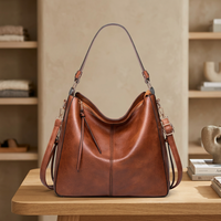 Tas Selempang Kulit Asli Wanita Custom Grosir Langsung, Tali Selempang, Ritsleting, Tahan Air, Kualitas Tinggi, Kapasitas 3L+