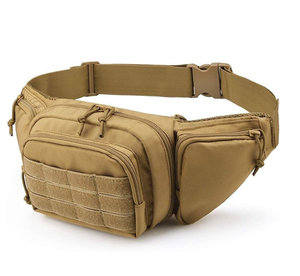 DFW0114 Sac banane camouflage vert kaki noir Molle avec ceintures réglables - Product Image 5