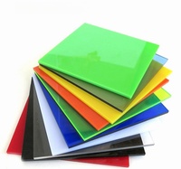 Couleur Acrylique Feuille PMMA Laser Transparent Plexiglas Jaune Bleu Rouge Orange Gris Noir Vert Traitement Coupe PS Conseil