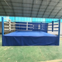 Ring de boxe professionnel pour compétition, plateforme de lutte MMA, ring de combat sur mesure pour entraînement en salle et événements