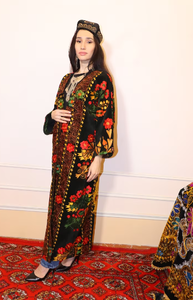 <b>Christmas</b> Special Gift Classic Suzani Hand Embroidered Short Jacket Autumn Boho Uzbek Kashmir Crewel Raw Edge Coat Cotton - Product Image 3