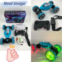 Voitures télécommandées AiJH Rc Stunt Cars, jouets tendance sur les réseaux sociaux, design léger, détection gestuelle, rechargeable.
