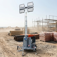 Tour d'éclairage mobile LED 7m 4x400W avec le meilleur prix