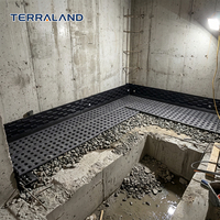 Tapis de drainage en plastique haute densité pour l'aménagement paysager