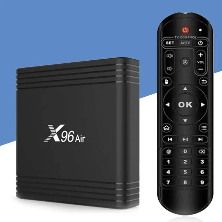 HD X96 aire caja de TV Android 9,0 4GB/64GB S905X3 reproductor de red tvbox Internet reproductor de TV USB3.0 de Frecuencia Dual TF tarjeta