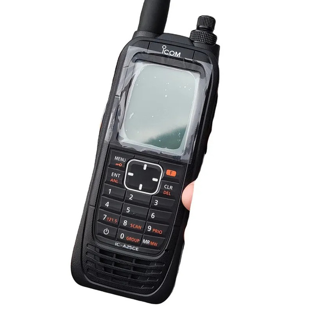 Original Walkie-talkie Portable for ICOM IC-A25CE air Walkie-talkie VHF with GPS Bluetooth VOR Navigation