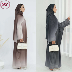 Modello Baju Gurung in stile moderno del Designer malese nuovi set modesti cielo <span class=keywords><strong>stellato</strong></span> sfumati - Product Image 3